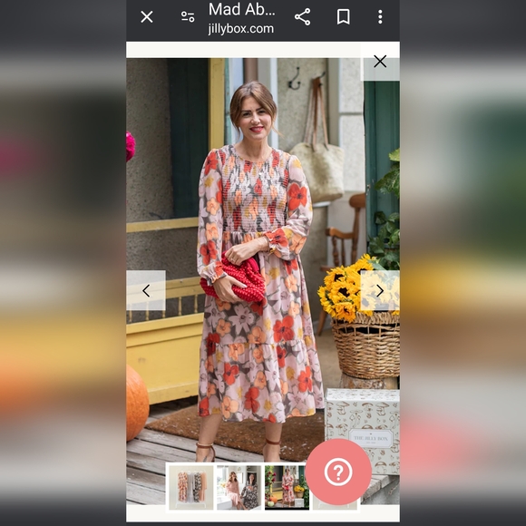 Floral long sleeve dress "Mad about style" - Picture 10 of 14